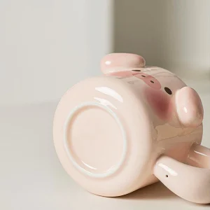 Cốc Sứ In Hình Heo Dễ Thương, Ly Sứ Có Quai Làm Quà Tặng Sinh Nhật, Decor Siêu Xinh